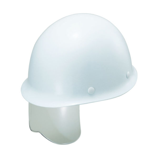 谷沢製作所 タニザワ エアライト搭載シールド面付ヘルメット 帽体色 ホワイト 108J-SH-W1-J 1個 793-8209（直送品）