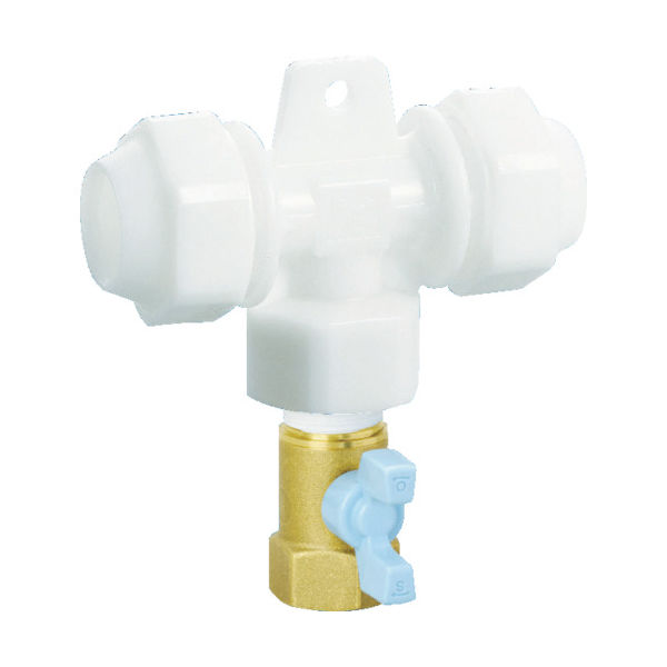 タブチ TBC ライトエアー バルブ付メスチーズ 白 AIRWT20-FTV 1個 789-9424（直送品）