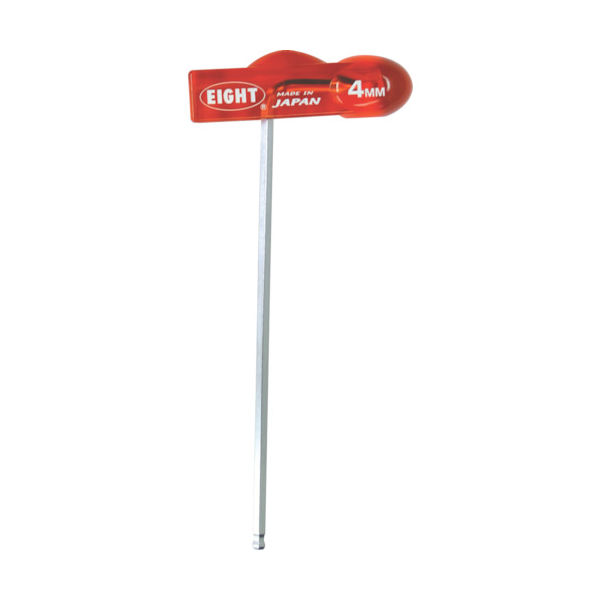 エイト T型 六角棒スパナ テーパーヘッド 分離可能樹脂ハンドル WHH-4TL 1本 818-7176（直送品）