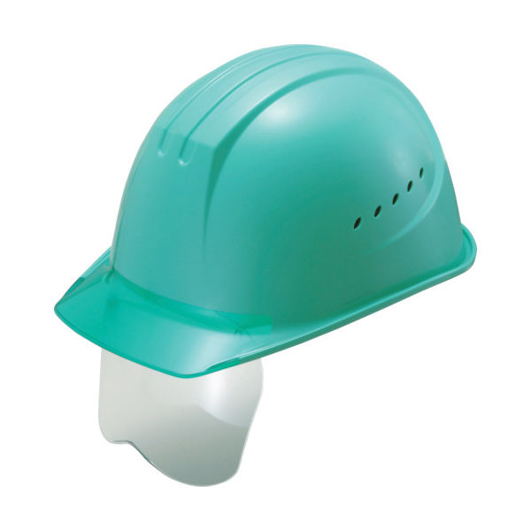 タニザワ エアライト搭載シールド面付ヘルメット ST#1610VJーSH(EPA) 帽体色 グリーン 1610VJ-SH-G2V3-J 1個（直送品）