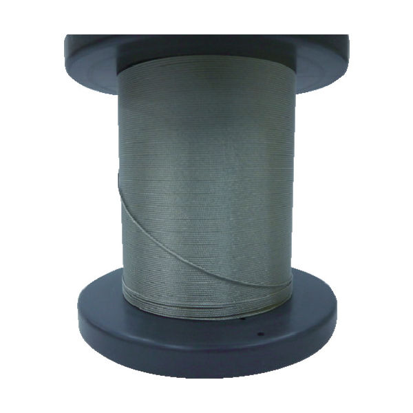 大阪コートロープ O.C.R SUSワイヤロープ0.63mm 7×7 50m巻コート無 SB-063-50M 1巻 818-5453（直送品）