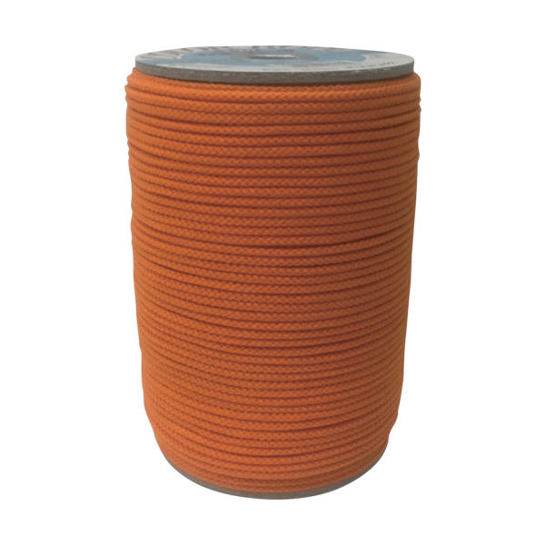 ユタカメイク アクリルカラーボビン巻 3mm×150m オレンジ PAC-403 1巻 794-6881（直送品）