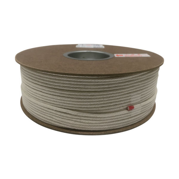 ユタカメイク 綿金剛打ロープドラム巻 4mm×200m PRCX-4200 1巻 794-7470（直送品）