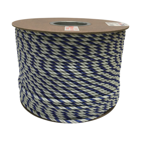 ユタカメイク ポリエチレンロープドラム巻 6mm×200m コンシロ PRE-106 1巻 794-7551（直送品）