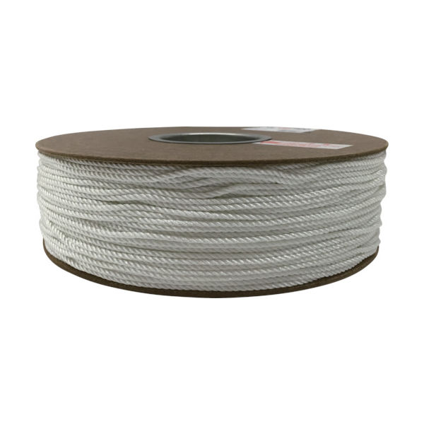 ユタカメイク ナイロン3打ロープドラム巻 3mm×300m PRJ-7 1巻 794-7895（直送品）