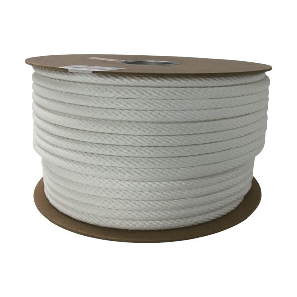 ユタカメイク ポリエステル金剛打ロープドラム巻 12mm×100m PRSX-6 1巻 794-8034（直送品）