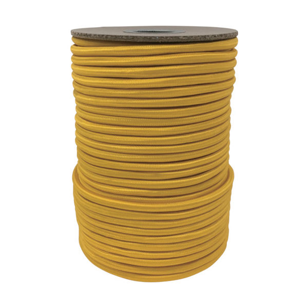 ユタカメイク ゴム タイトゴムロープボビン巻 6φ×50m イエロー RT-25 1個 794-8166（直送品）