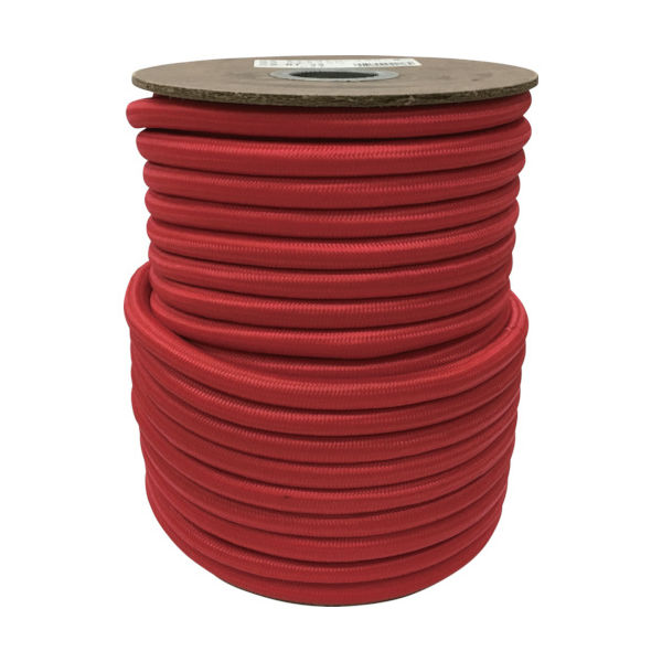 ユタカメイク ゴム タイトゴムロープボビン巻 9φ×30m レッド RT-33 1個 794-8204（直送品）