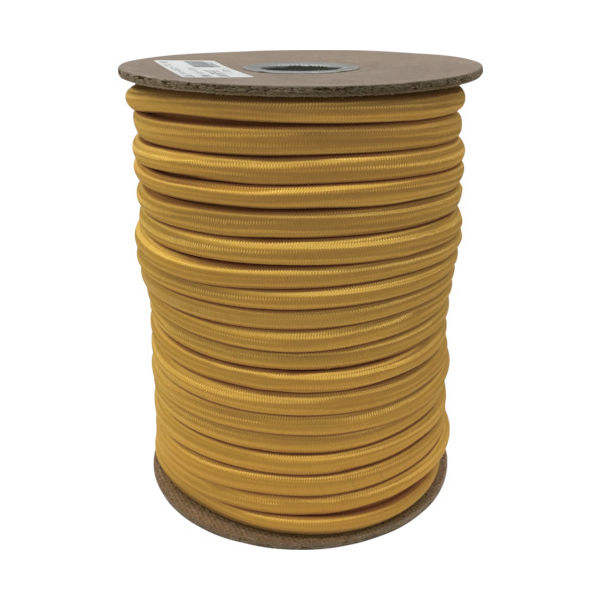 ユタカメイク ゴム タイトゴムロープボビン巻 9φ×30m イエロー RT-37 1個 794-8212（直送品）