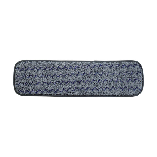 ラバーメイド モップ クイックコネクト モッピングシステム マイクロファイバー 水拭き用 ダークグレー 460mm 186389575 1個（直送品）