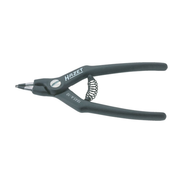HAZET スナップリングプライヤー(軸用) 1845A-10 1丁 584-4037（直送品）