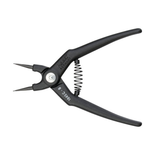 HAZET スナップリングプライヤー(穴用) 1845C-8 1丁 584-4118（直送品）