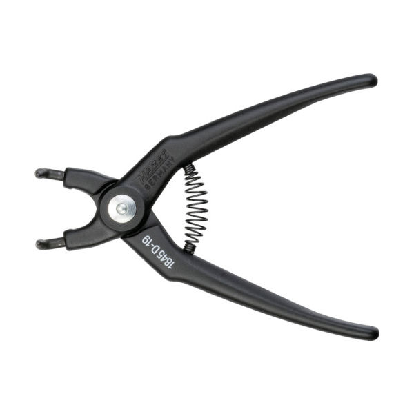 HAZET スナップリングプライヤー(穴用) 1845D-19 1丁 584-4134（直送品）