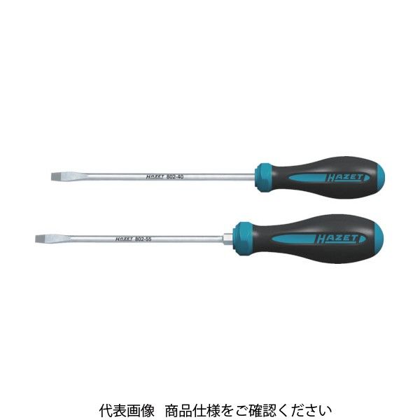 HAZET（ハゼット） HAZET HEXAnamic樹脂ソフトグリップドライバー マイナス12 802-120 1本 584-4487（直送品）