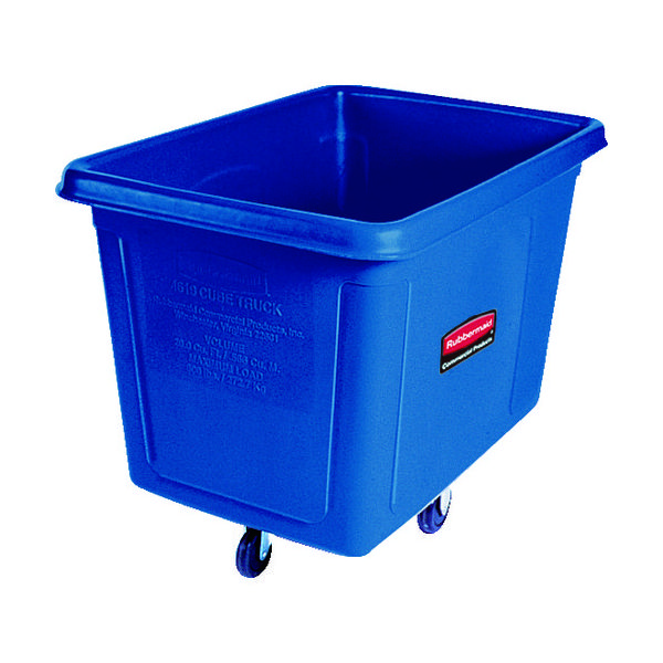 ラバーメイド 大型ゴミ収集カート キューブトラック 500L ダークブルー 787×1113×940 461665 1台（直送品）
