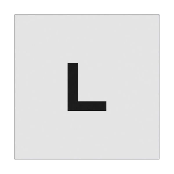 アイマーク IM ステンシル L 文字サイズ50×40mm AST-L5040 1枚 818-6064（直送品）