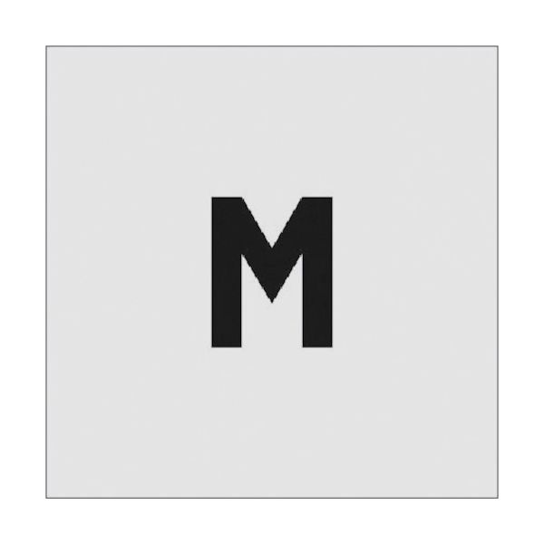 アイマーク IM ステンシル M 文字サイズ50×40mm AST-M5040 1枚 818-6065（直送品）