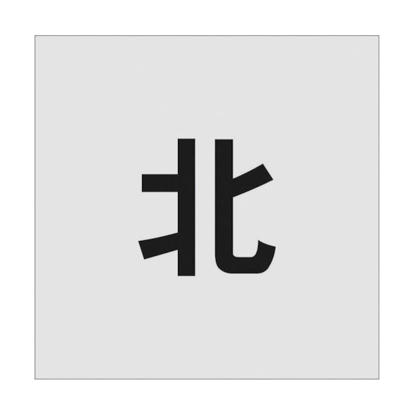 アイマーク IM ステンシル 北 文字サイズ100×65mm AST-102 1枚 818-6072（直送品）