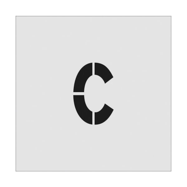 アイマーク IM ステンシル C 文字サイズ100×65mm AST-C10065 1枚 818-6087（直送品）