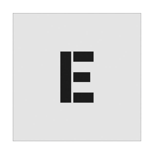 アイマーク IM ステンシル E 文字サイズ100×65mm AST-E10065 1枚 818-6089（直送品）