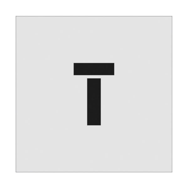 アイマーク IM ステンシル T 文字サイズ100×65mm AST-T10065 1枚 818-6106（直送品）