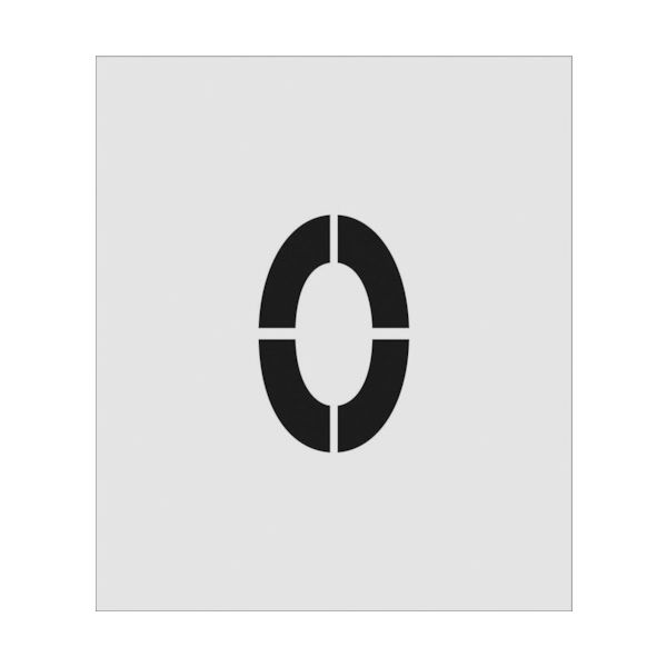 アイマーク IM ステンシル O 文字サイズ150×95mm AST-O15095 1枚 818-6130（直送品）