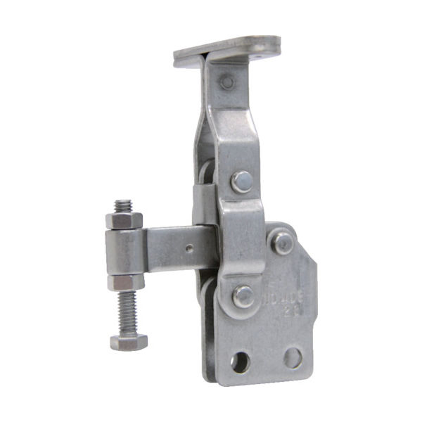 大阪角田興業 角田 ハンドル縦型トグルクランプ(下方押え型) No.40S スチール製 締圧力1kN KC-40S 1個 808-6822（直送品）