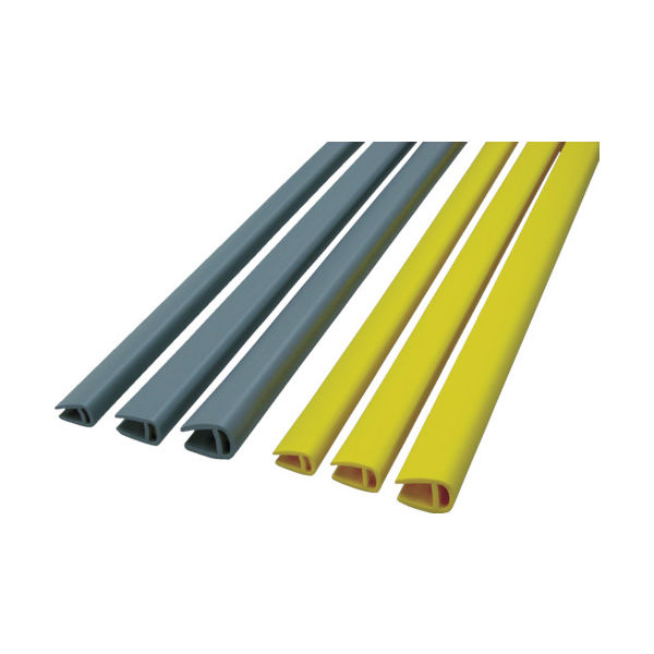 トラスコ中山 TRUSCO H鋼ショックレスガードM 1m グレー THSR-1M-GY 1本 780-5241（直送品）