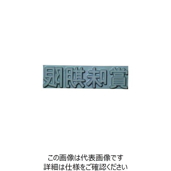 山崎産業 テクノマーク 産業用スタンプ フラットスタンプ・ロールマーカー用差替式ゴム活字 特注活字(8mm) 賞味期限 KJ-A-T081 1個（直送品）