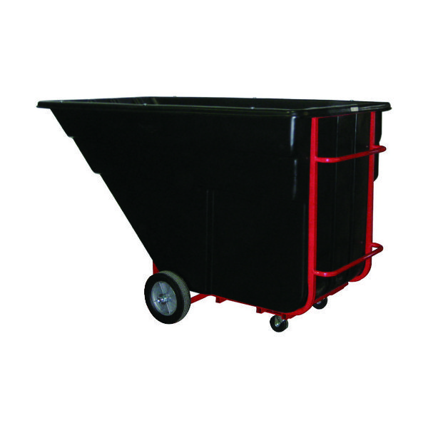 ラバーメイド 大型ゴミ収集カート ティルトトラック スタンダードタイプ ブラック 1100L 1118×2057×1245 102507（直送品）
