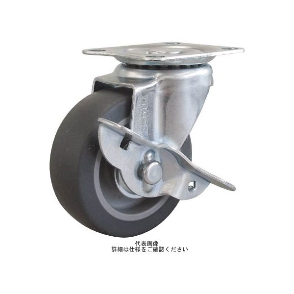 トラスコ中山 TRUSCO キャスター TYSシリーズ 自在 SP付 エラストマー車50mm TYSELB-50 1個 818-5235（直送品）