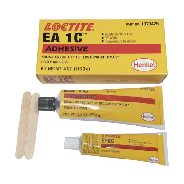 ヘンケルジャパン ロックタイト エポキシ接着剤 EA 1C 1373425 1セット 793-8322（直送品）