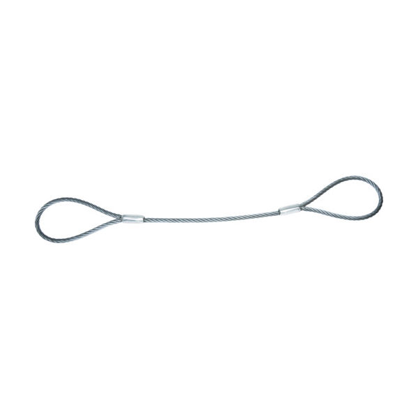トラスコ中山 TRUSCO ワイヤーロープスリング Aタイプ アルミロック 12mmX2m TWAL-12S2 1本 819-1681（直送品）