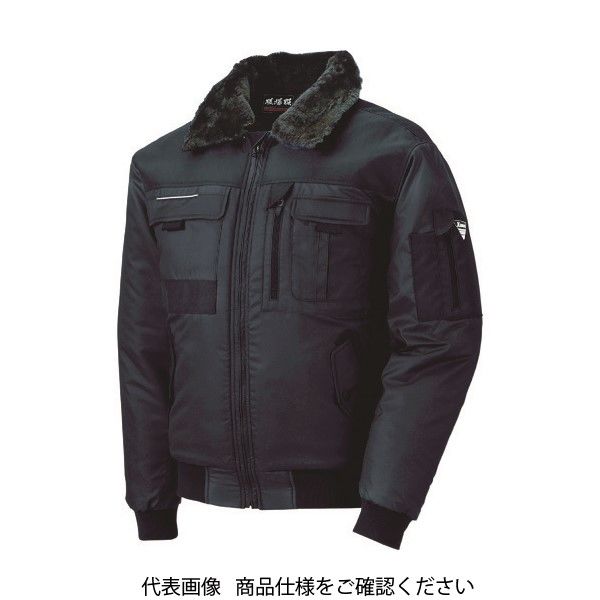 ジーベック 222 現場服 防寒ブルゾン 3L 黒 222-90-3L 1着 799-5997（直送品）
