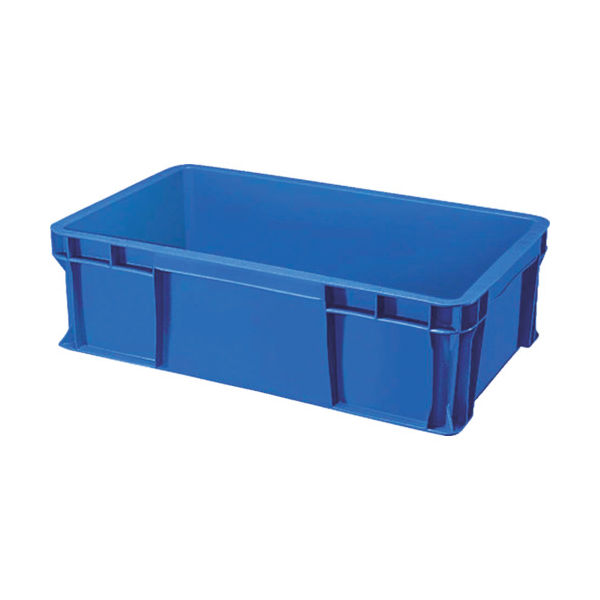 トラスコ中山 TRUSCO TS型 リサイクルコンテナ33L ダークブルー TR-TS33 1個 819-1168（直送品）