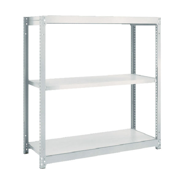 TRUSCO スチールラック M1.5型軽中量棚 1760X445XH1200 3段単体 ネオグレー M1.5-4643 NG（直送品）