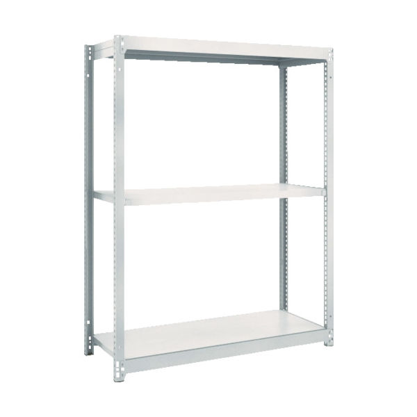 TRUSCO スチールラック M1.5型軽中量棚 860X595XH1500 3段単体 ネオグレー M1.5-5363 NG（直送品）