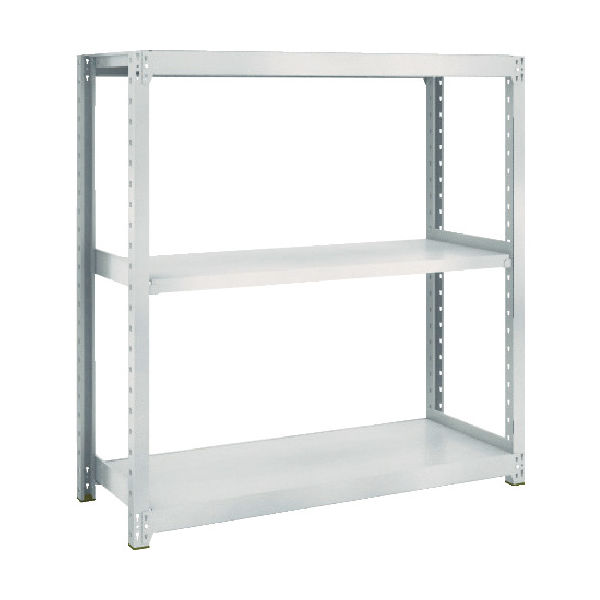 TRUSCO スチールラック M2型軽中量棚 1460X600XH1200 3段 単体 ネオグレー M2-4563 NG 1セット(1個)（直送品）
