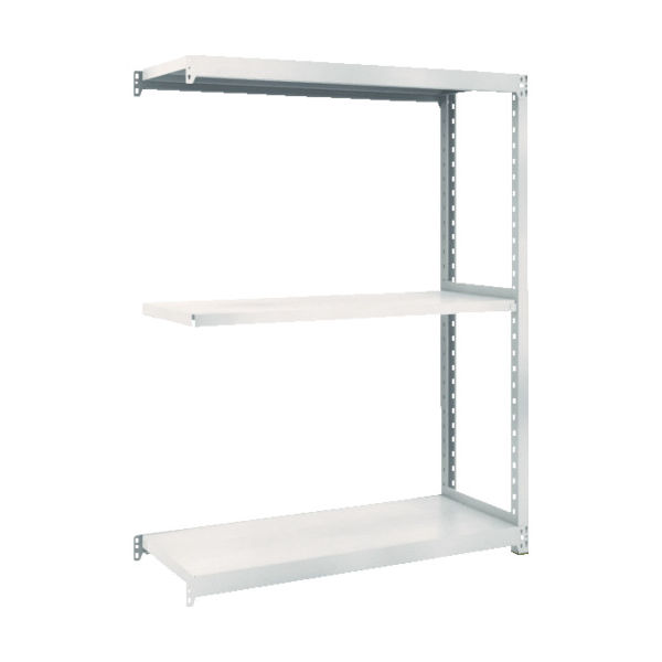 TRUSCO スチールラック M2型軽中量棚 1160X300XH1500 3段 連結 ネオグレー M2-5433B NG 1セット(1個)（直送品）