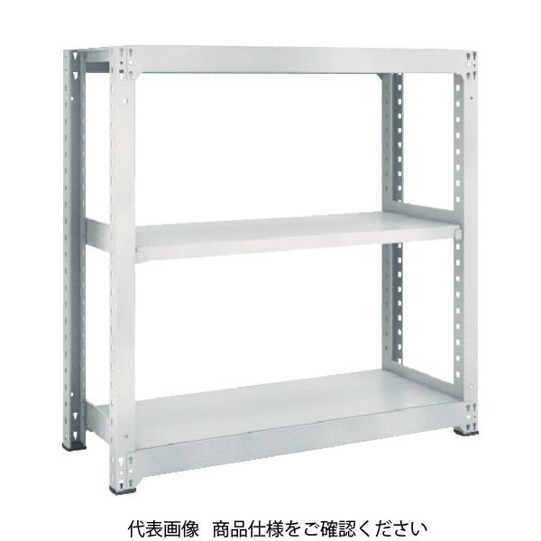 TRUSCO スチールラック M3型中量棚 1800X921XH1500 3段 単体 ネオグレー M3-5693 NG 1台(1個)（直送品）