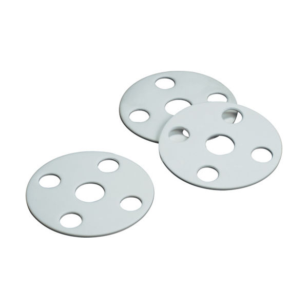 フロンケミカル フッ素樹脂(PTFE)フランジパッキン JISー5K 25A NR2120-010 1枚 795-7246（直送品）