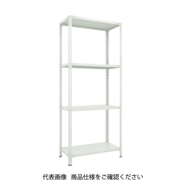 トラスコ中山 TRUSCO スチールラック 軽量棚開放型 1200X300XH2100 4段 ネオグレー 74V-14 NG 1台(1個)（直送品）