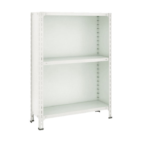 トラスコ中山 TRUSCO スチールラック 軽量棚背板・側板付 875X300X1200 3段 ネオグレー 43V-23 NG 1台(1個)（直送品）