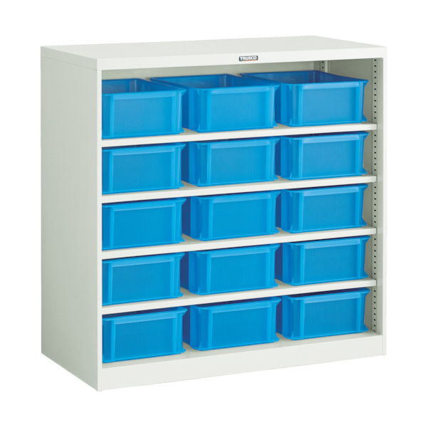 トラスコ中山 TRUSCO コンテナラックケース バンラックケース CF型 TSKー910BX15個付 304CF-SK15B 1台(1個)（直送品）