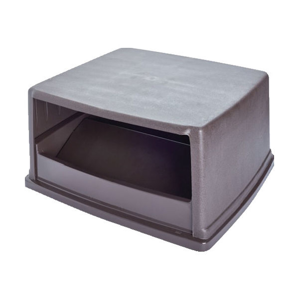 ニューウェルブランズ・ジャパン ラバーメイド 【売切廃番】グラットンコンテナ用フタ フードトップ (内蓋付き) ブラウン 256X03 1個（直送品）