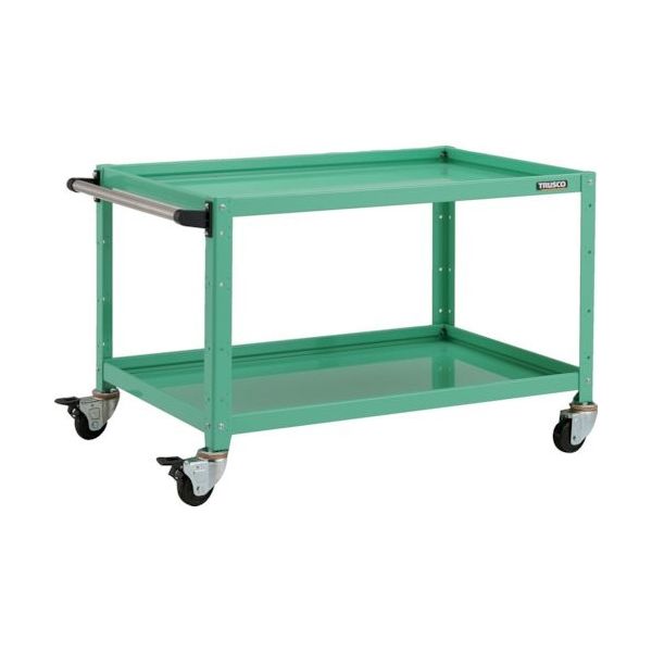 トラスコ中山 TRUSCO ツールワゴン バーディワゴン 900X600XH600 2段 ヤンググリーン BDW-692-YG 1台（直送品）