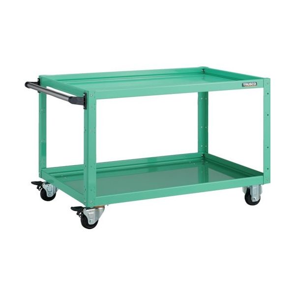 トラスコ中山 TRUSCO ツールワゴン イーグルワゴン 900X600XH600 2段 ヤンググリーン EGW-692-YG 1台（直送品）