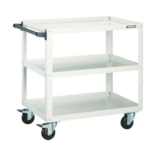 トラスコ中山 TRUSCO ツールワゴン イーグルワゴン 900X600XH880 4輪自在 ホワイト EGW-993J-W 1台（直送品）