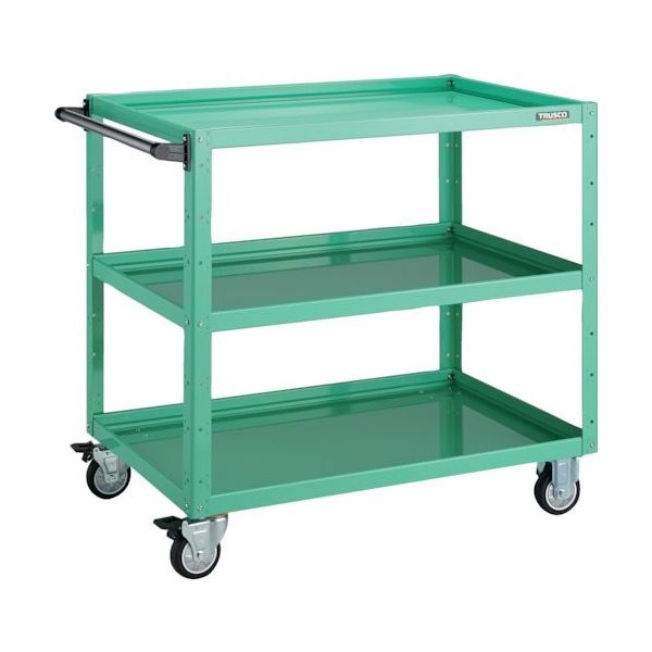 TRUSCO ツールワゴン イーグルワゴン 900X600XH880 ウレタン車輪 ヤンググリーン EGW-993U-YG 1台（直送品）