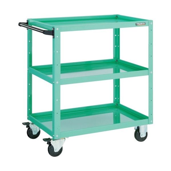 トラスコ中山 TRUSCO ツールワゴン イーグルワゴン 900X600XH880 3段 ヤンググリーン EGW-993-YG 1台（直送品）